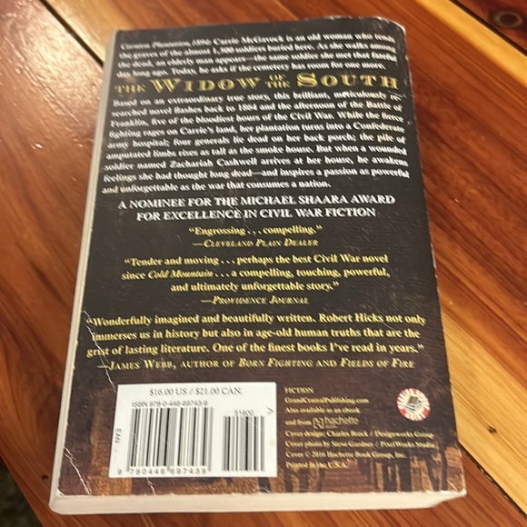 The Widow of the South Paperback book - Picture 5 of 6